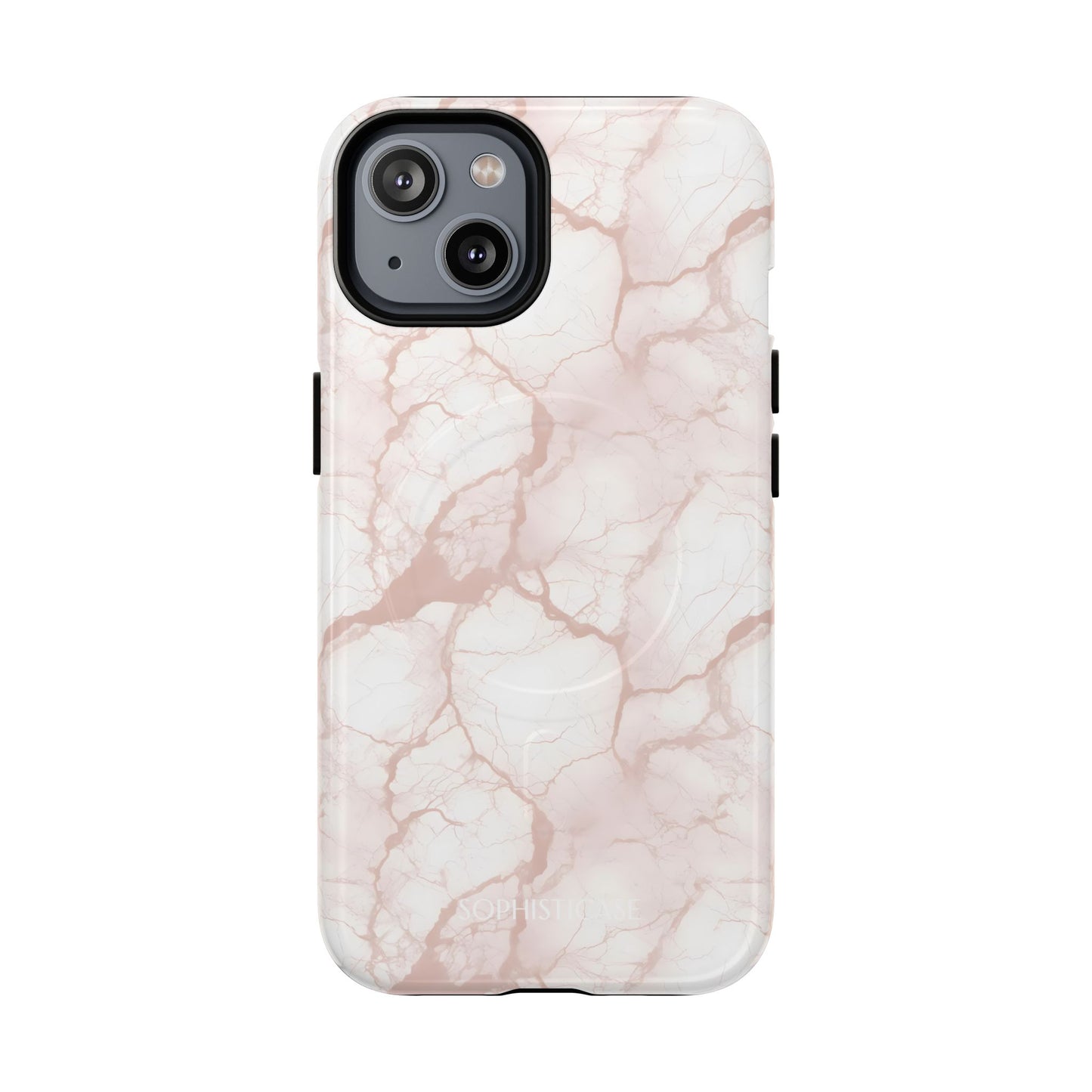 Marble Opulence in Neutral Beige - iPhone Magsafe Case