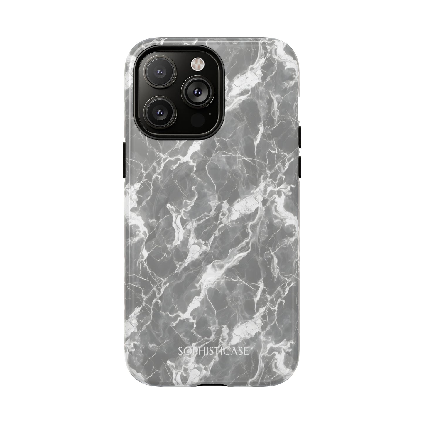 Marble Crush in Charcoal Grey - iPhone Magsafe Case