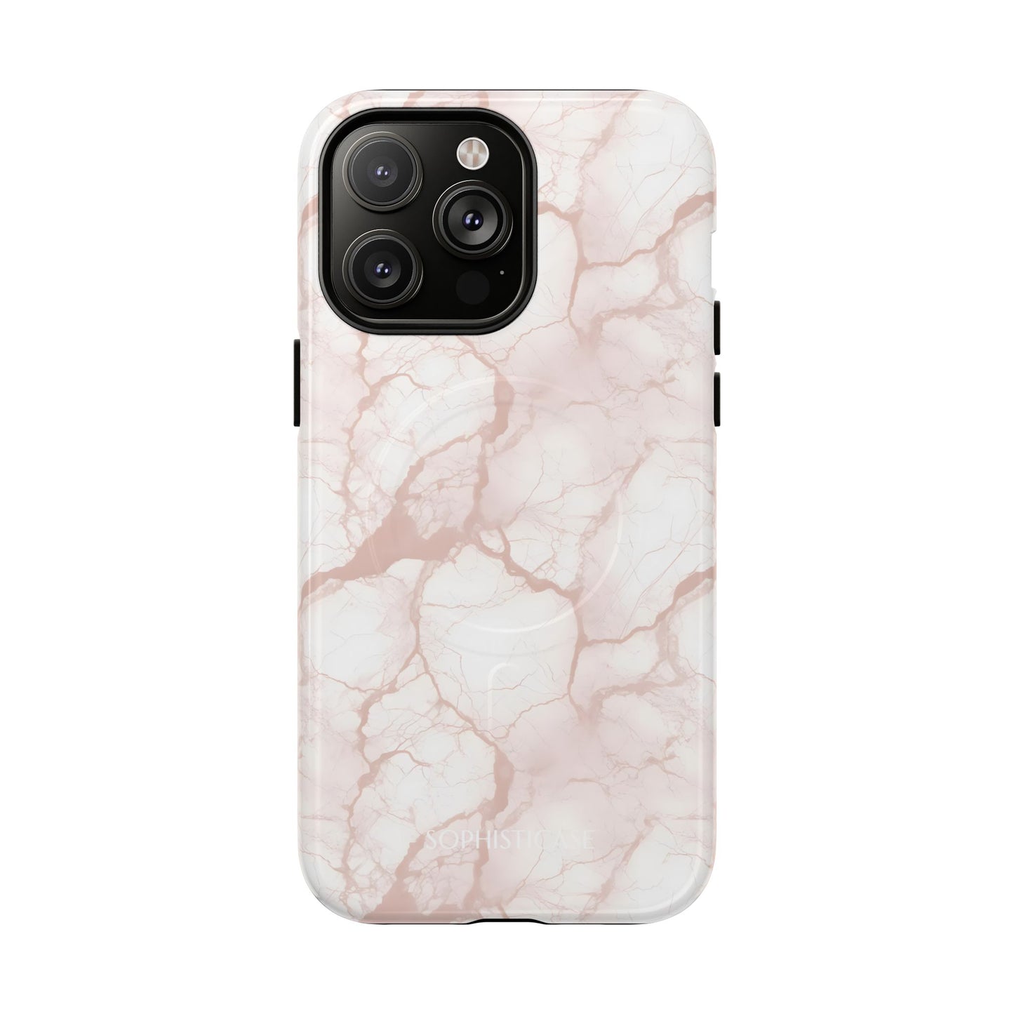 Marble Opulence in Neutral Beige - iPhone Magsafe Case