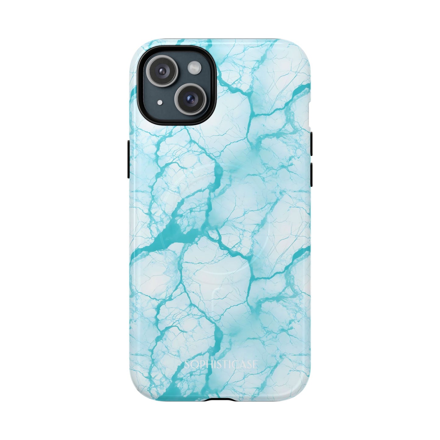 Marble Opulence in Aqua - iPhone Magsafe Case