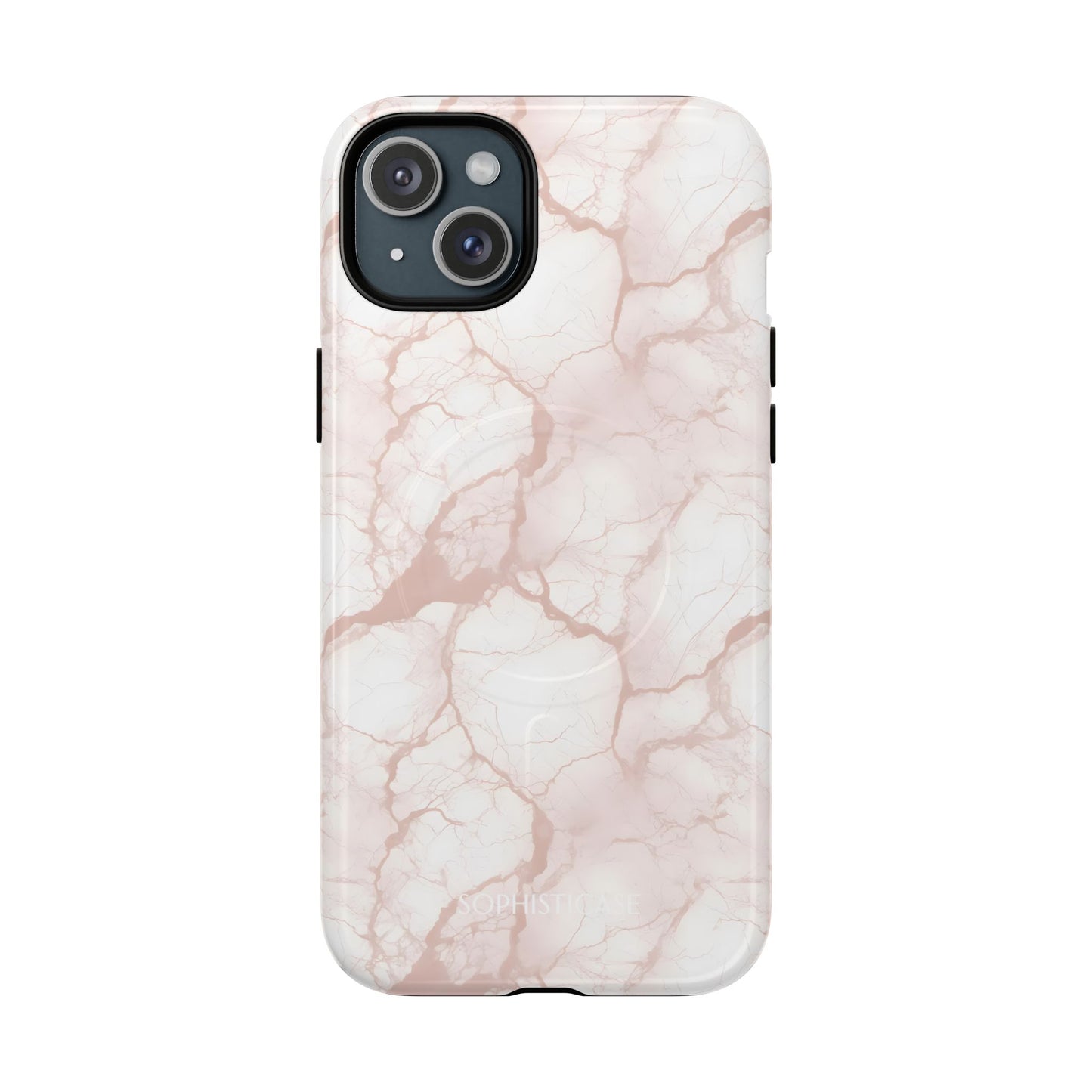 Marble Opulence in Neutral Beige - iPhone Magsafe Case
