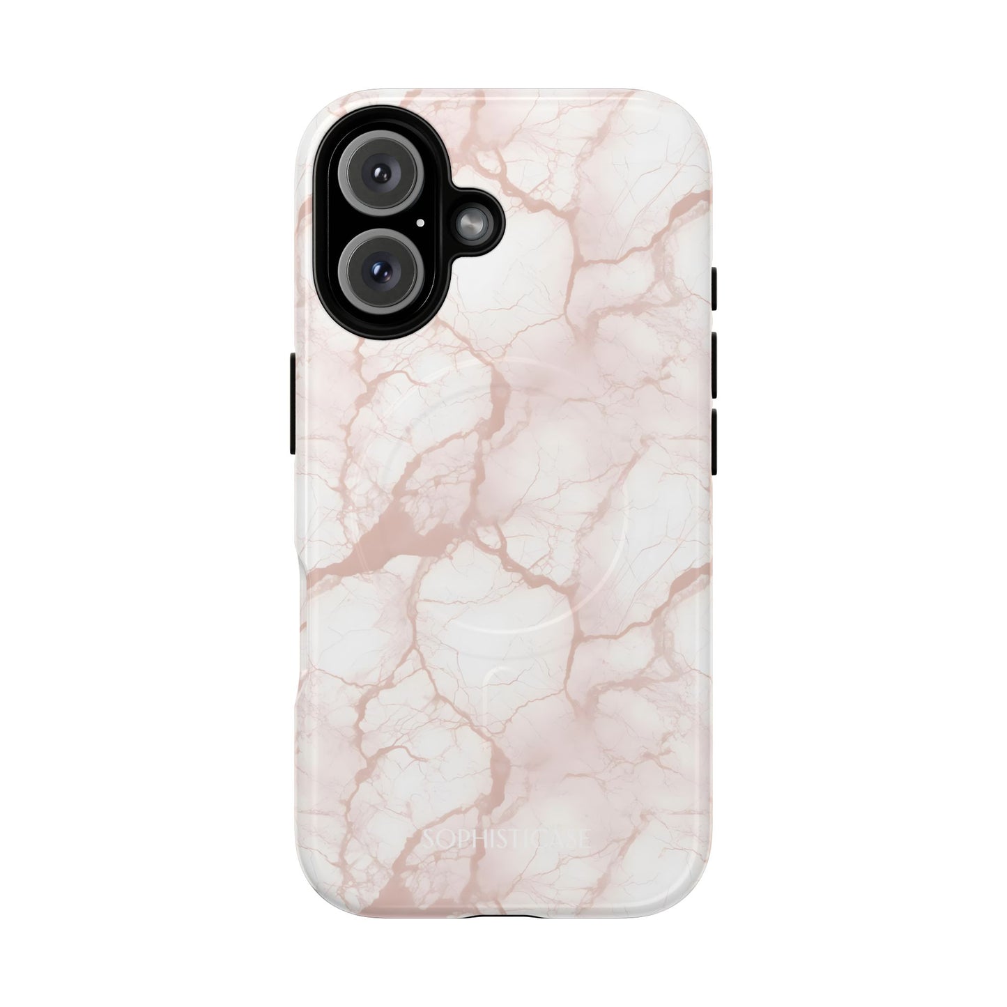 Marble Opulence in Neutral Beige - iPhone Magsafe Case