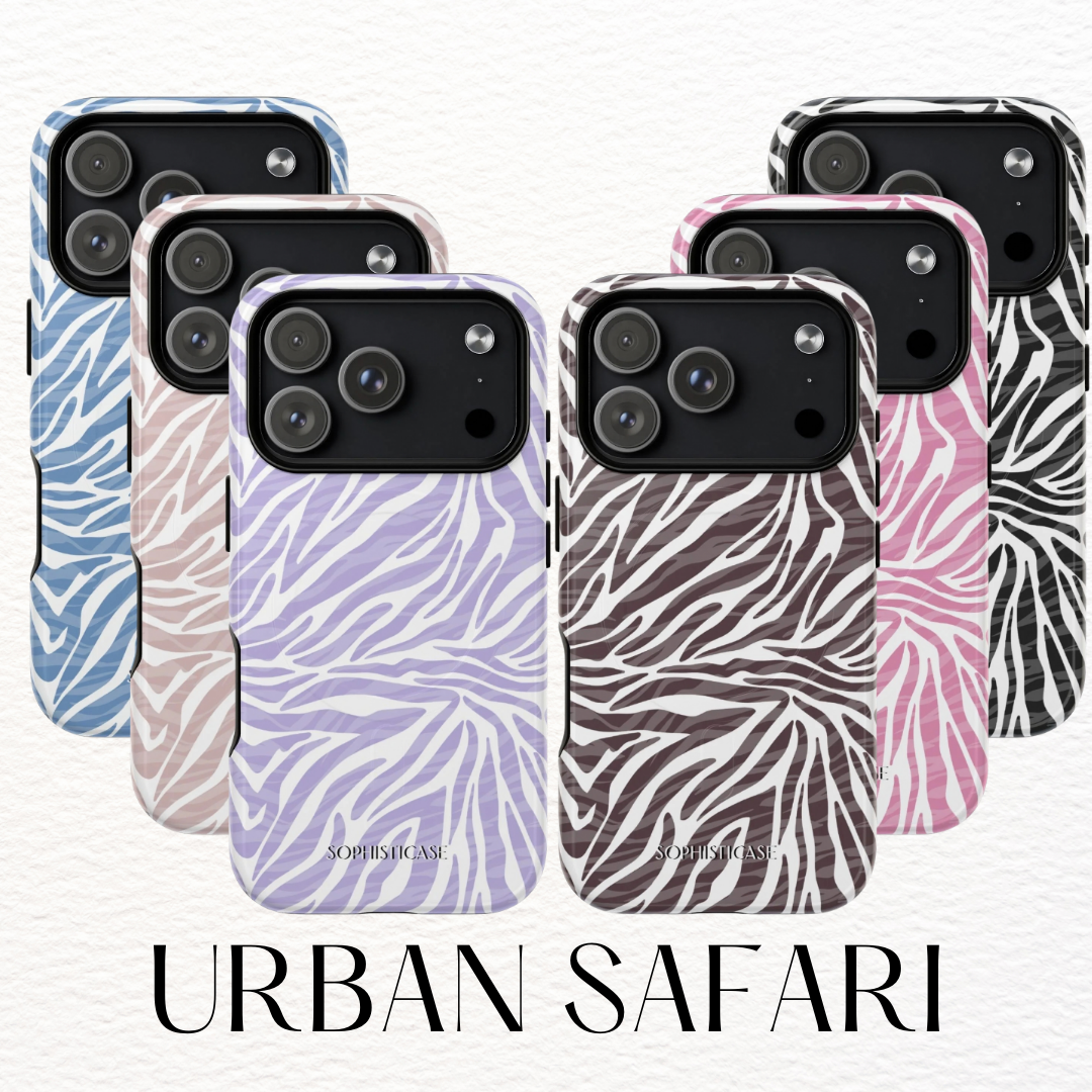 Urban Safari Zebra Print Phone Case Collection
