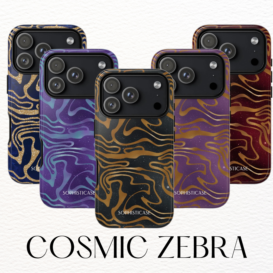 Cosmic Zebra Phone Case Collection