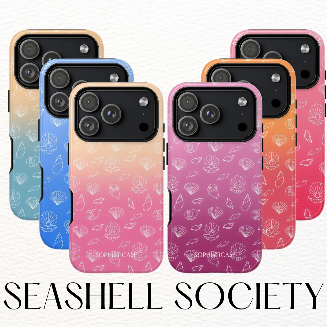 Seashell Society Phone Case Collection