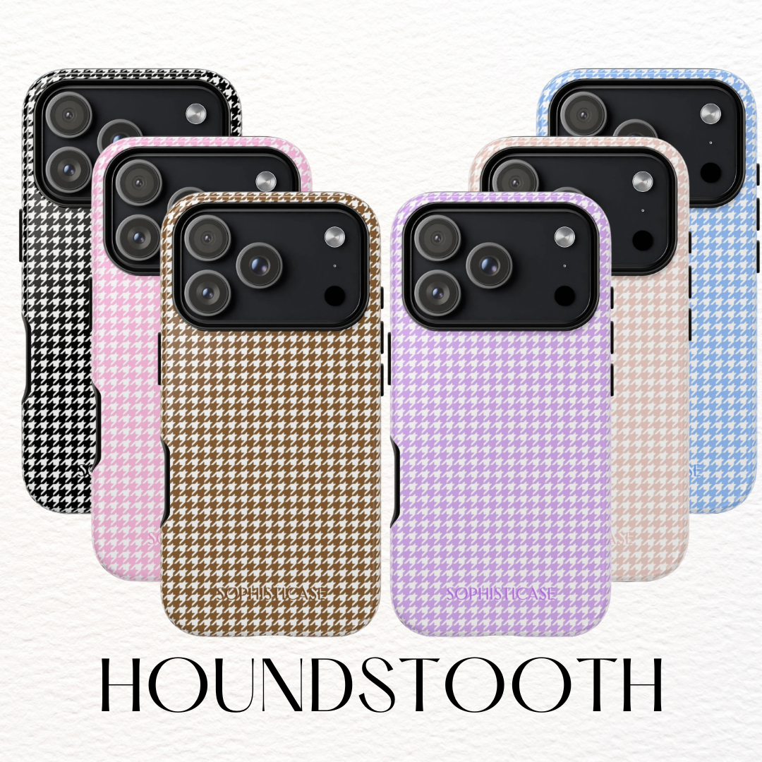 Houndstooth Phone Case Collection