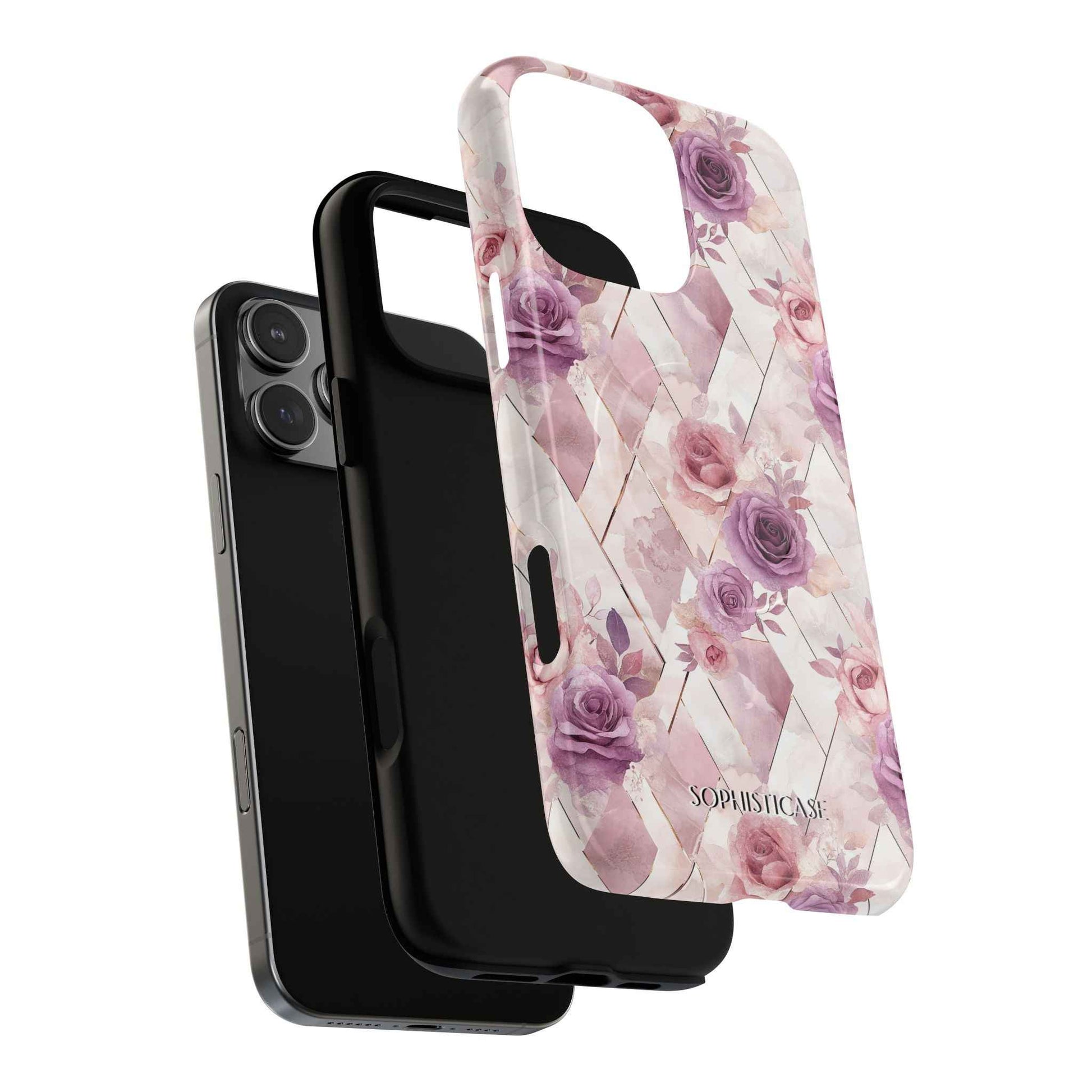 Royal Floral in Mauve Rose - iPhone Magsafe Case