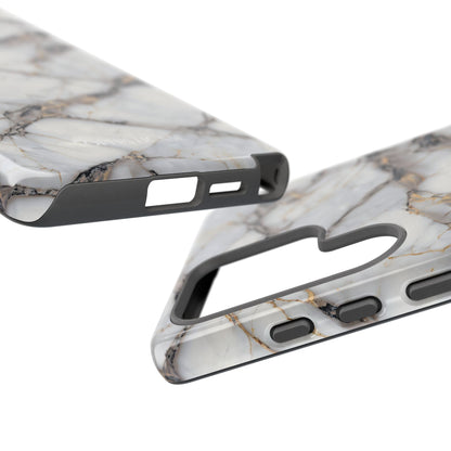 Marble Opulence in Cracked Beige - iPhone Case, Samsung Galaxy Case, Google Pixel Case