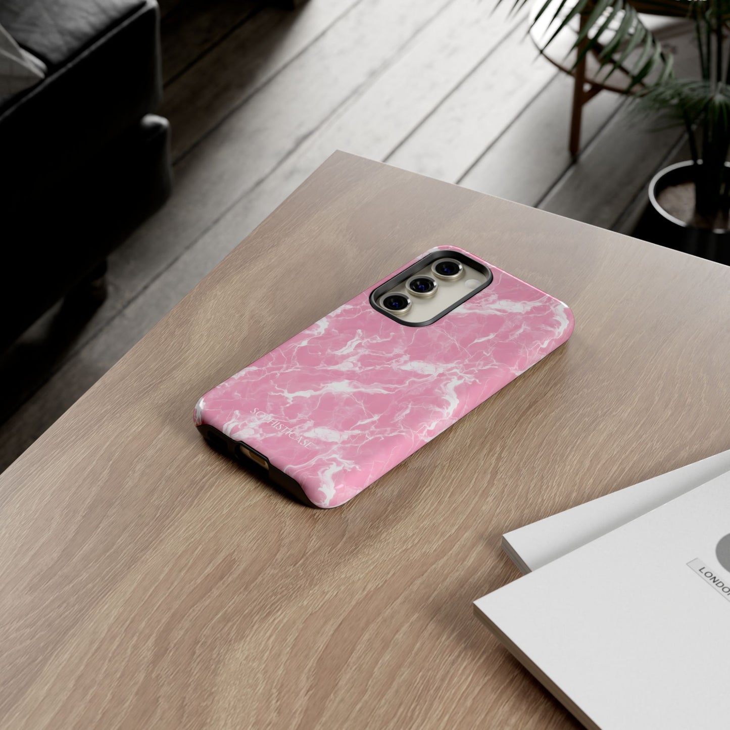 Marble Crush in Pink - Tough Phone Case