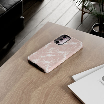 Marble Crush in Neutral Beige - Tough Phone Case