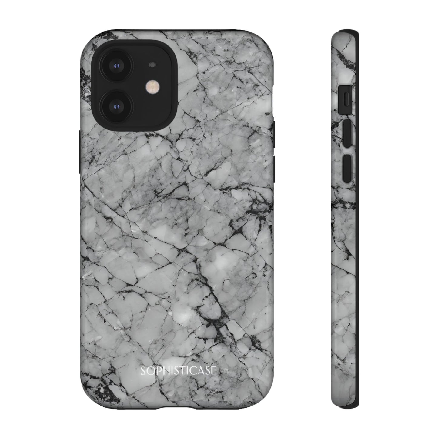Marble Opulence in Grey - iPhone Case, Samsung Galaxy Case, Google Pixel Case