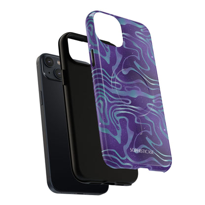 Cosmic Gold in Blue & Purple - iPhone Magsafe Case
