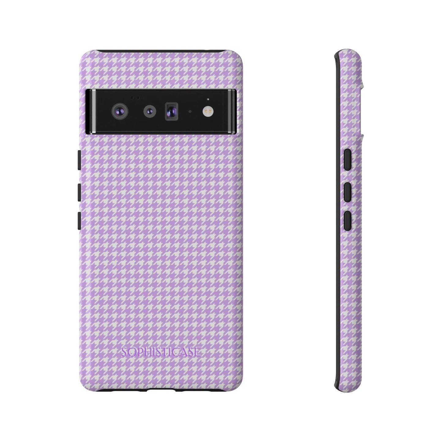 Tough Case - Houndstooth in Pastel Purple