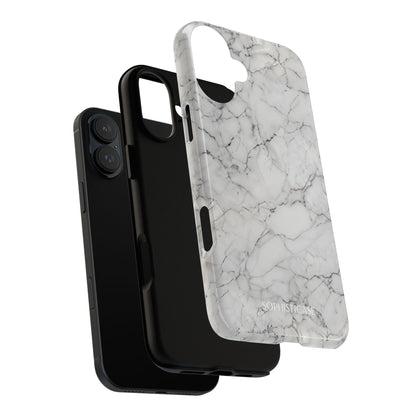 Marble Opulence in White - iPhone Case, Samsung Galaxy Case, Google Pixel Case