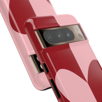 Be Mine in Red and Pink - iPhone Case, Samsung Galaxy Case, Google Pixel Case