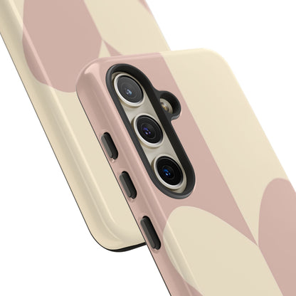 Be Mine in Brown and Beige - iPhone Case, Samsung Galaxy Case, Google Pixel Case