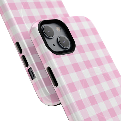 Gingham in Pink - Magsafe Case