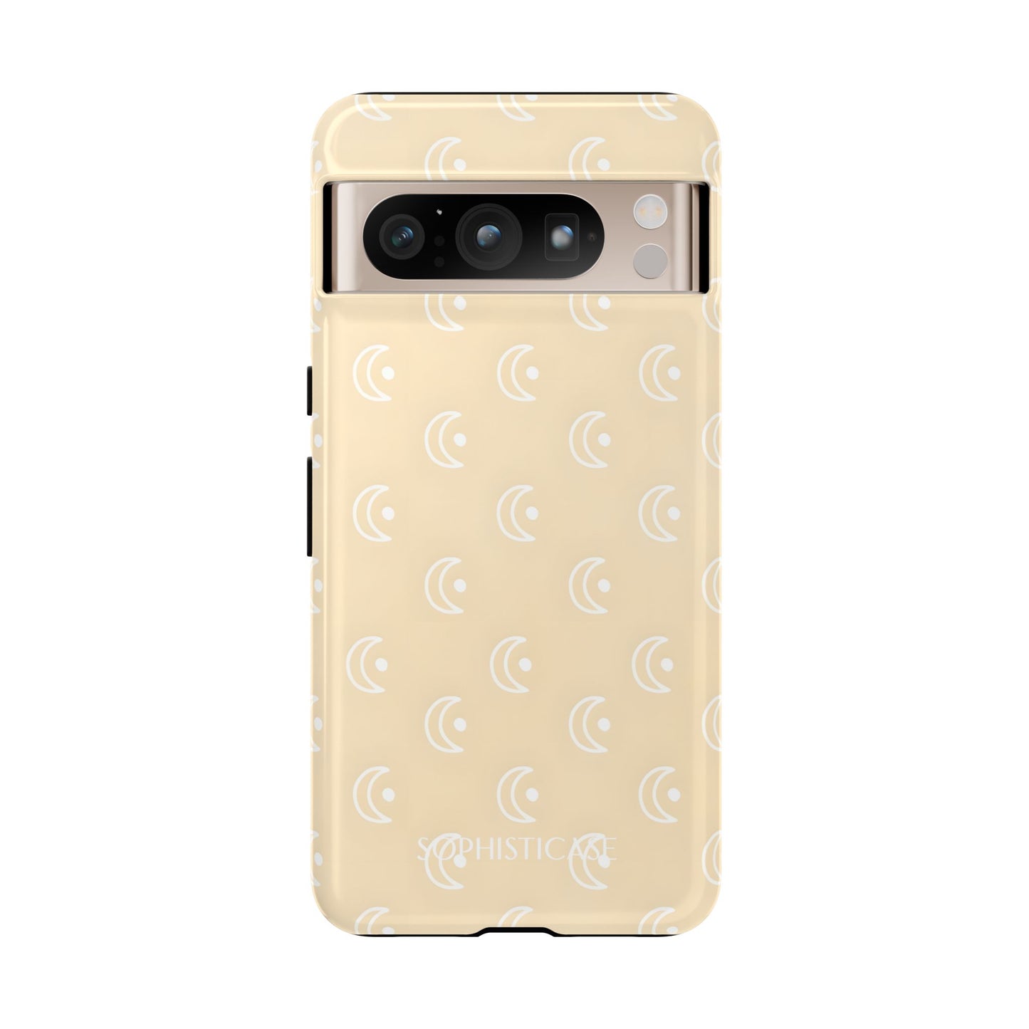 Moon Phase in Yellow - Tough Phone Case for Google Pixel