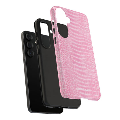 Luxe Leather in Pink - Tough Phone Case