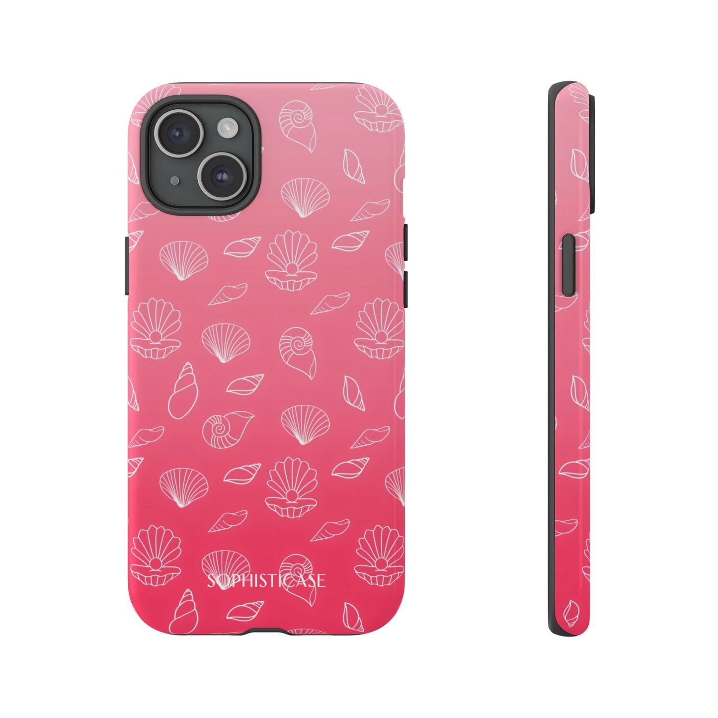 Seashell Society in Sunset Pink - iPhone Case