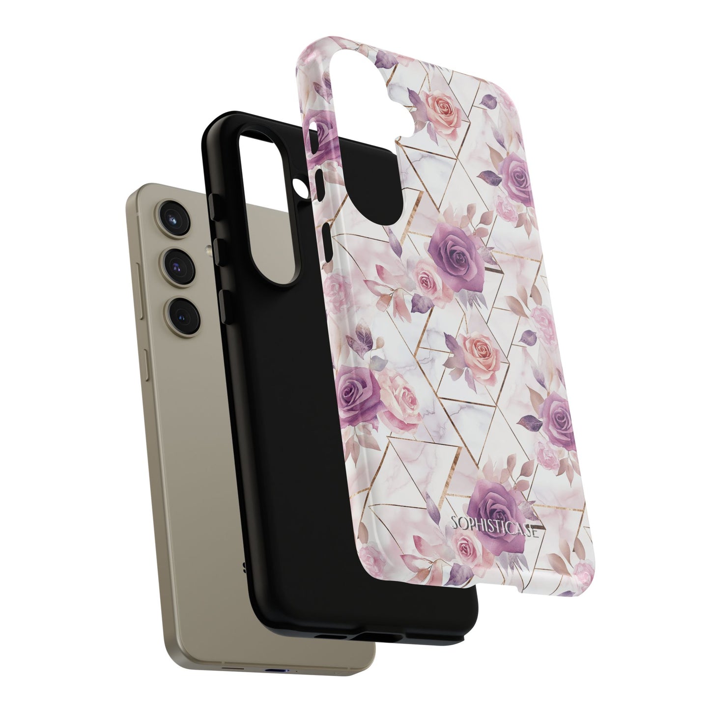 Royal Floral in Rose Royale - Tough Phone Case
