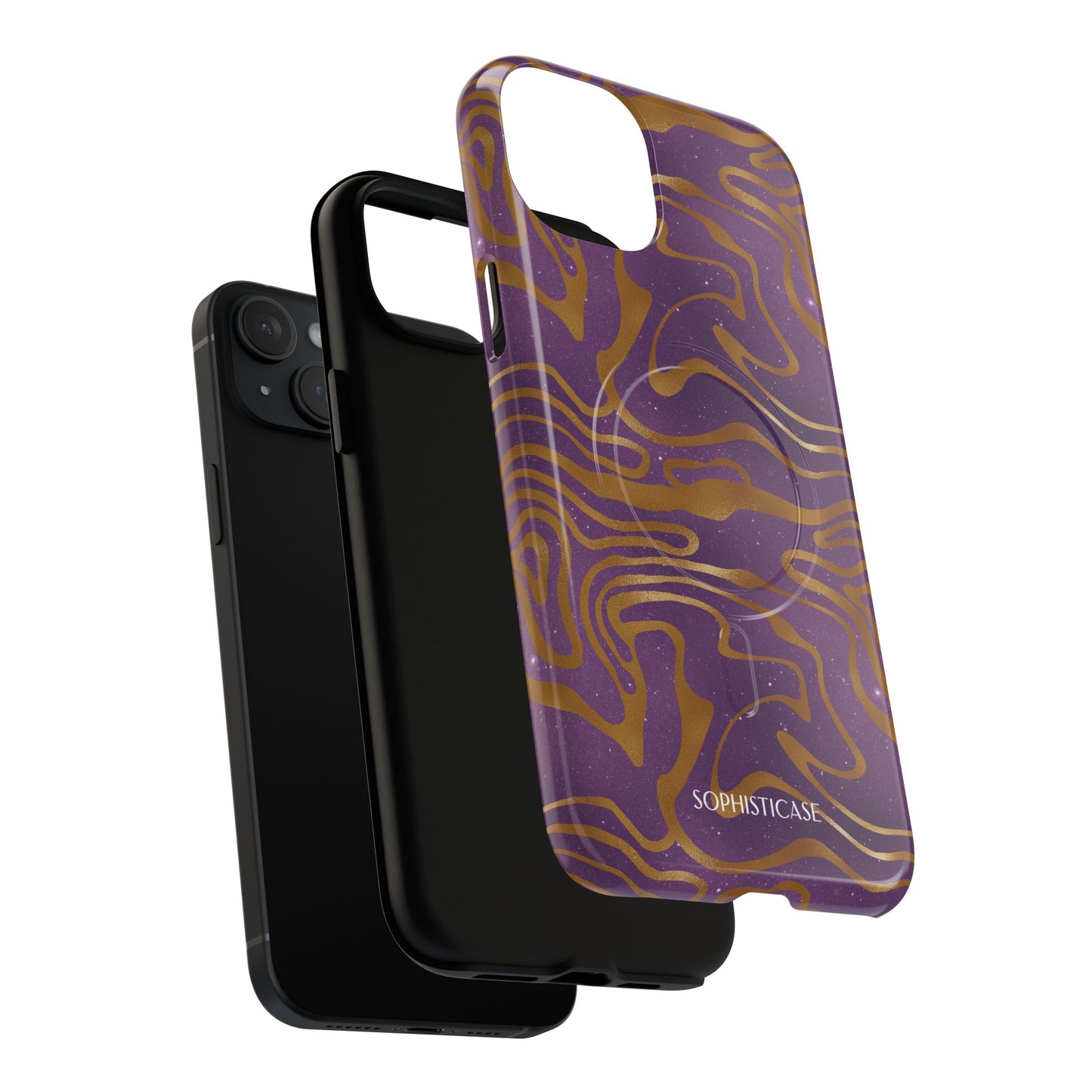 Cosmic Gold in Purple - iPhone Magsafe Case