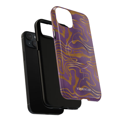 Cosmic Gold in Purple - iPhone Magsafe Case