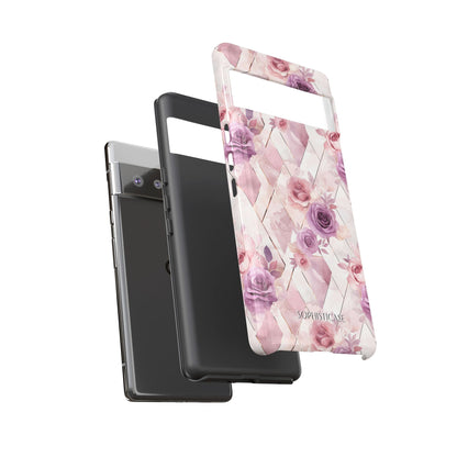 Royal Floral in Mauve Rose - Tough Phone Case