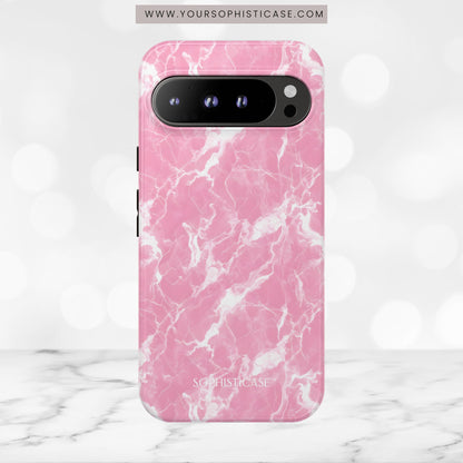 Marble Crush in Pink - Tough Phone Case