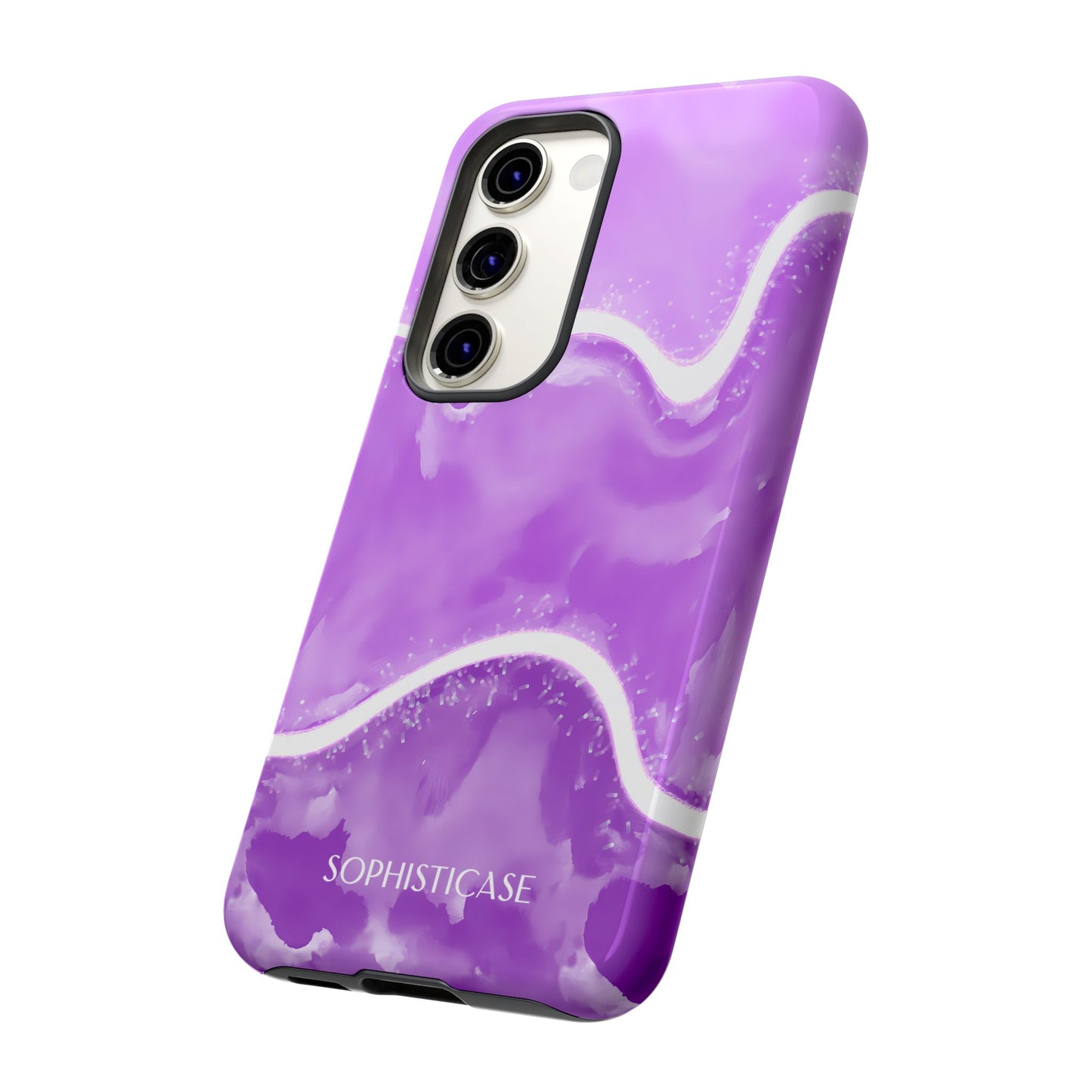 Serenity in Deep Purple - Protective Phone Case for Samsung Galaxy