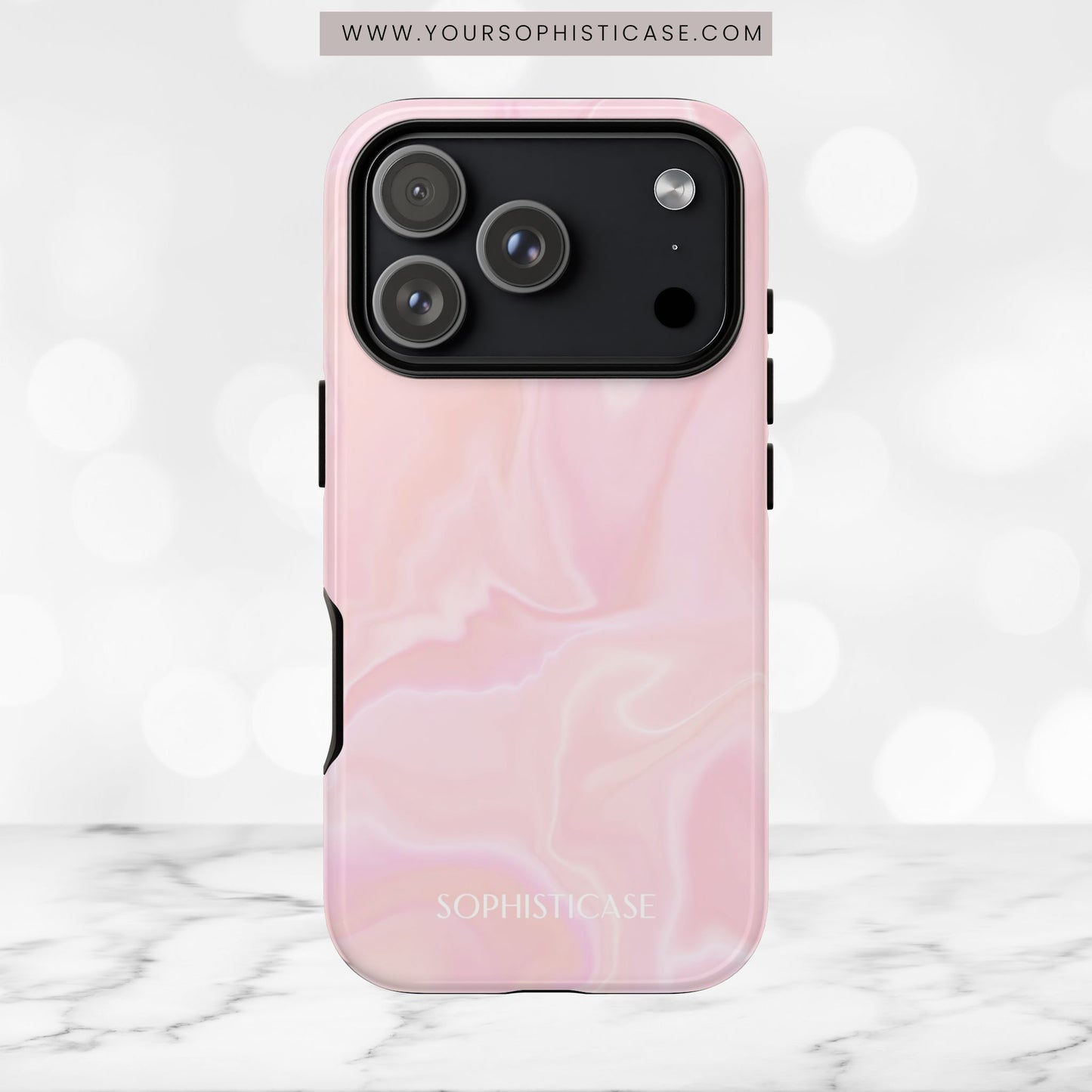 Liquid Magic in Pink Haze - iPhone Case