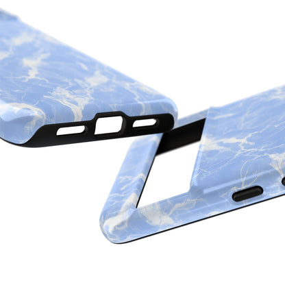 Marble Crush in Blue - Tough Phone Case