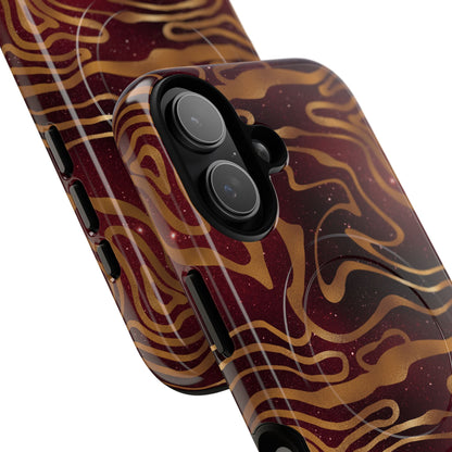Cosmic Gold in Red - iPhone Magsafe Case