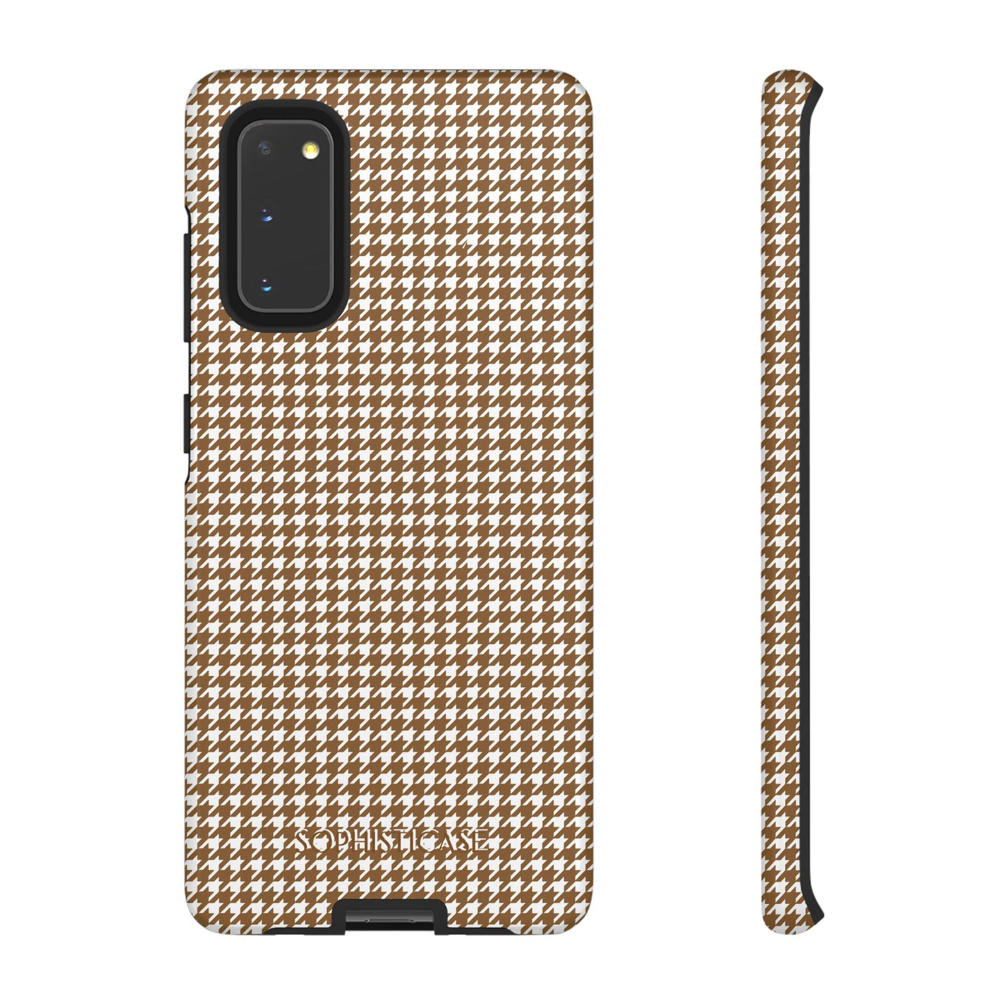 Tough Case - Houndstooth in Brown