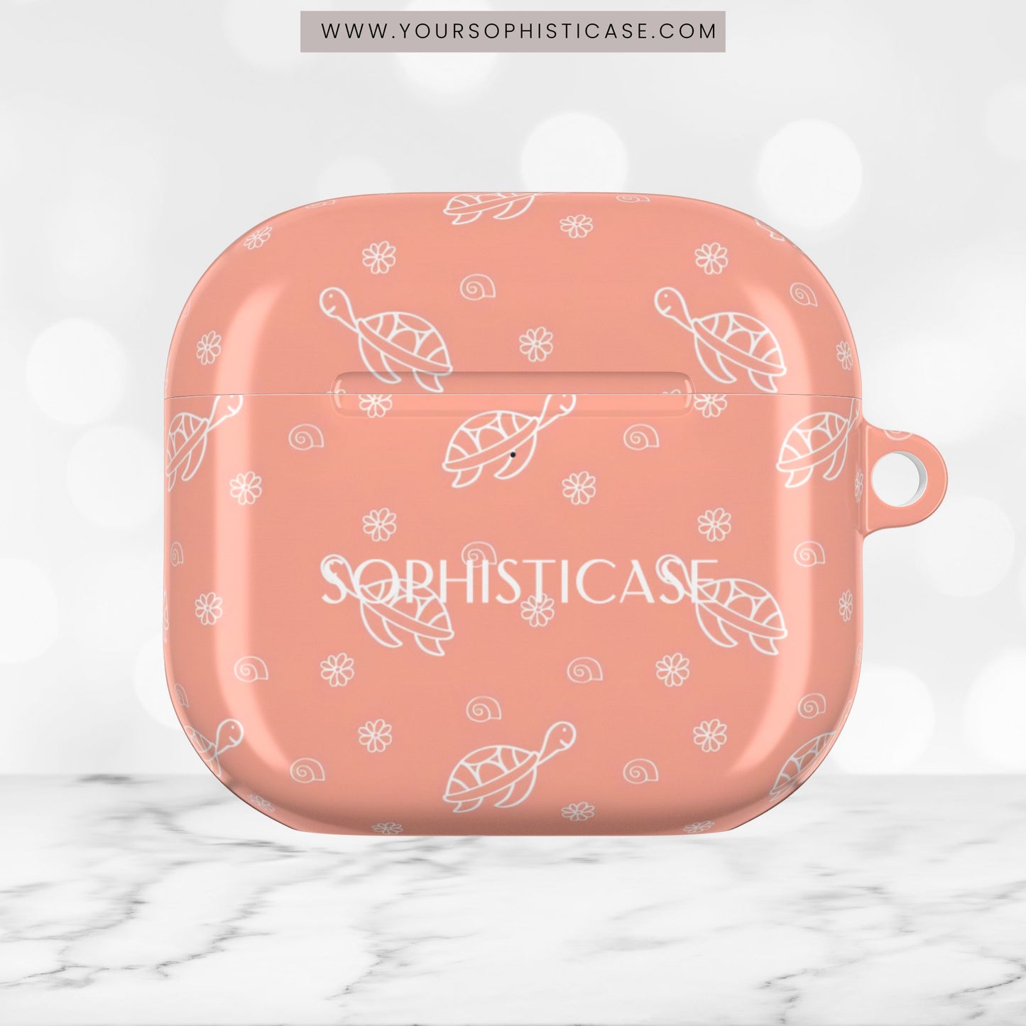AirPod Cases - Turtle Island in Orange