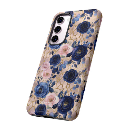 Royal Floral in Navy Blush - Tough Phone Case