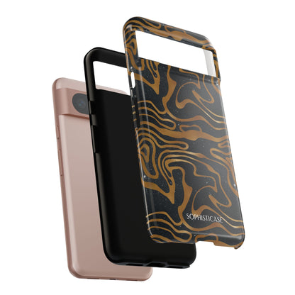 Cosmic Zebra in Black - iPhone Case, Samsung Galaxy Case, Google Pixel Case