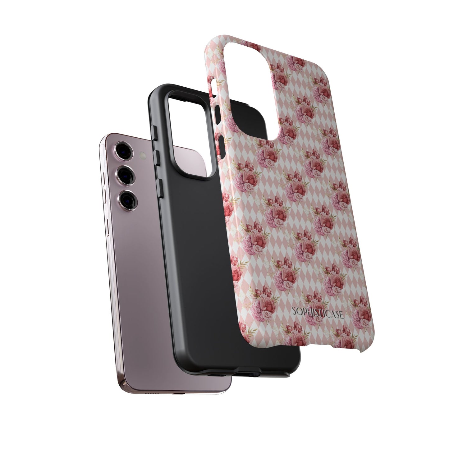 Rose Diamond Romance in Juliette - Tough Phone Case