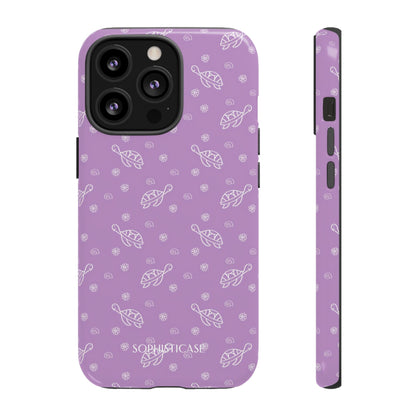 Turtle Island in Purple - iPhone Case