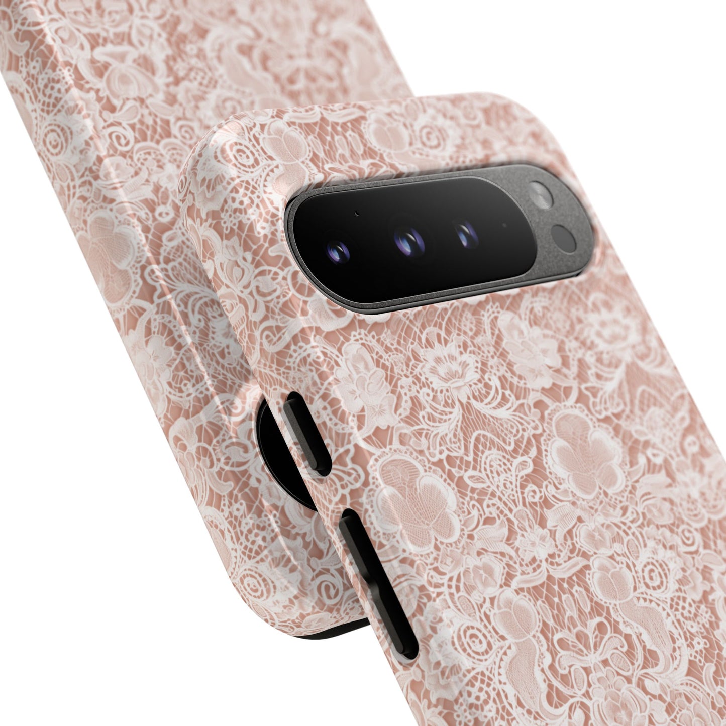 Luxe Lace in Brown - iPhone Case, Samsung Galaxy Case, Google Pixel Case