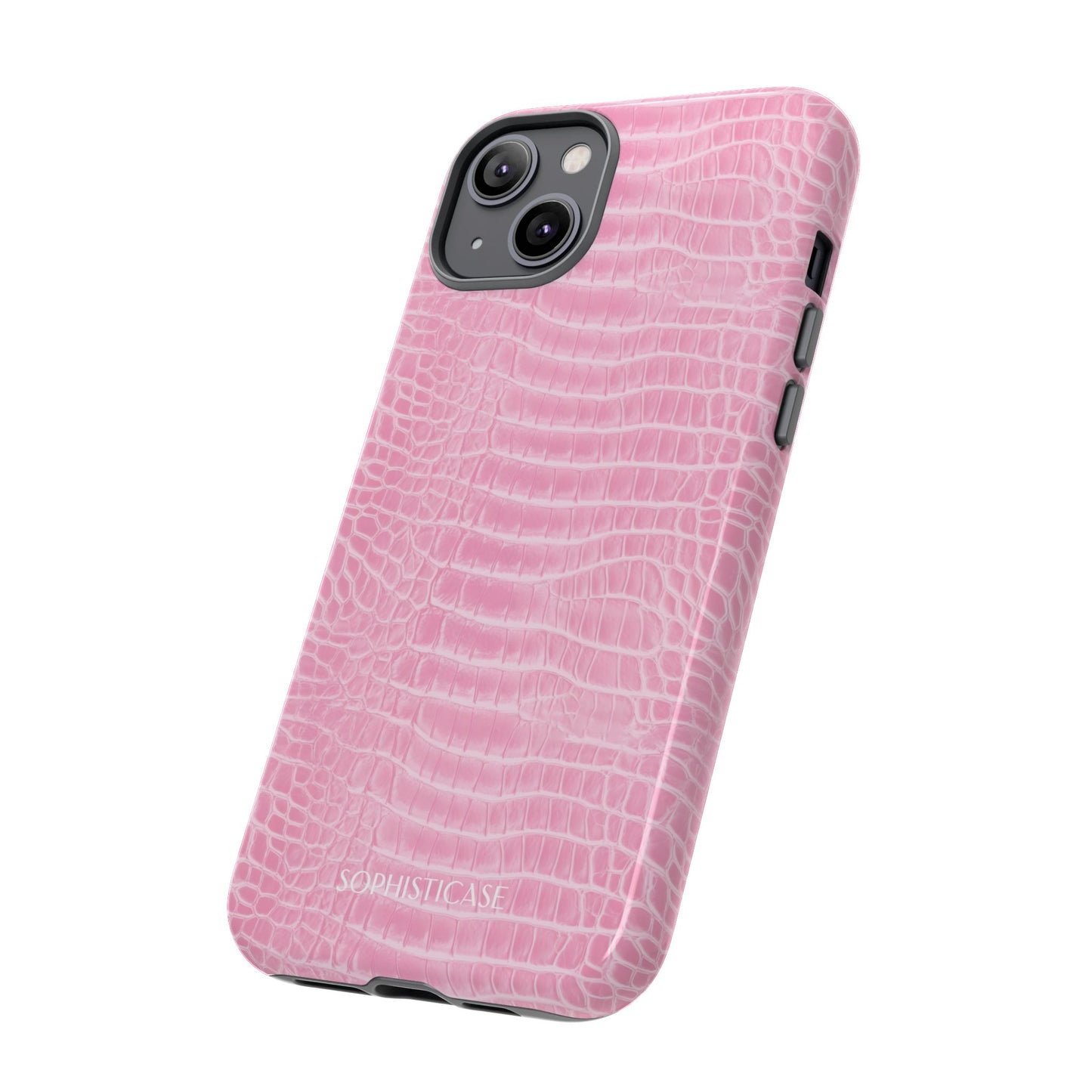Luxe Leather in Pink - Tough Phone Case