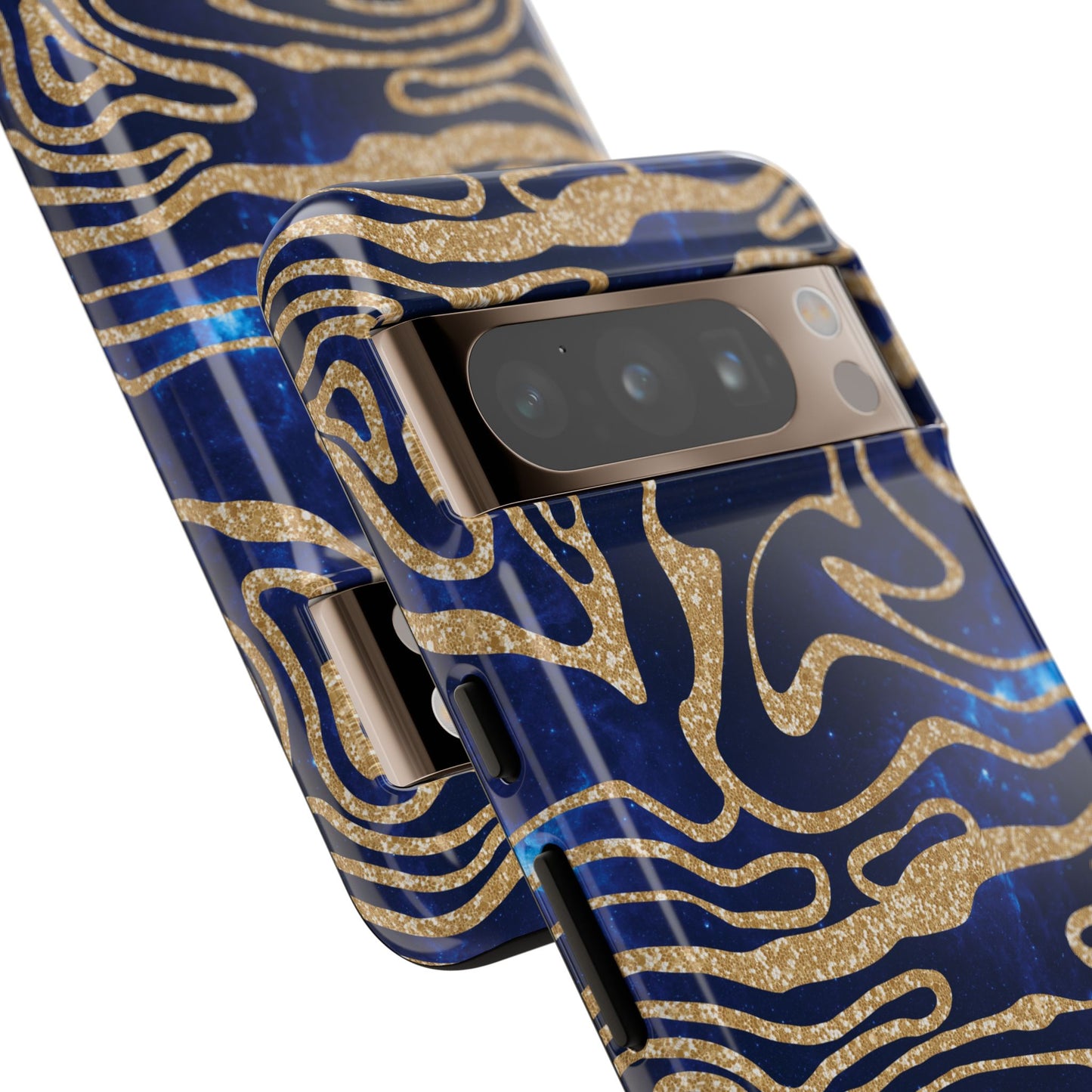 Cosmic Zebra in Blue - iPhone Case, Samsung Galaxy Case, Google Pixel Case