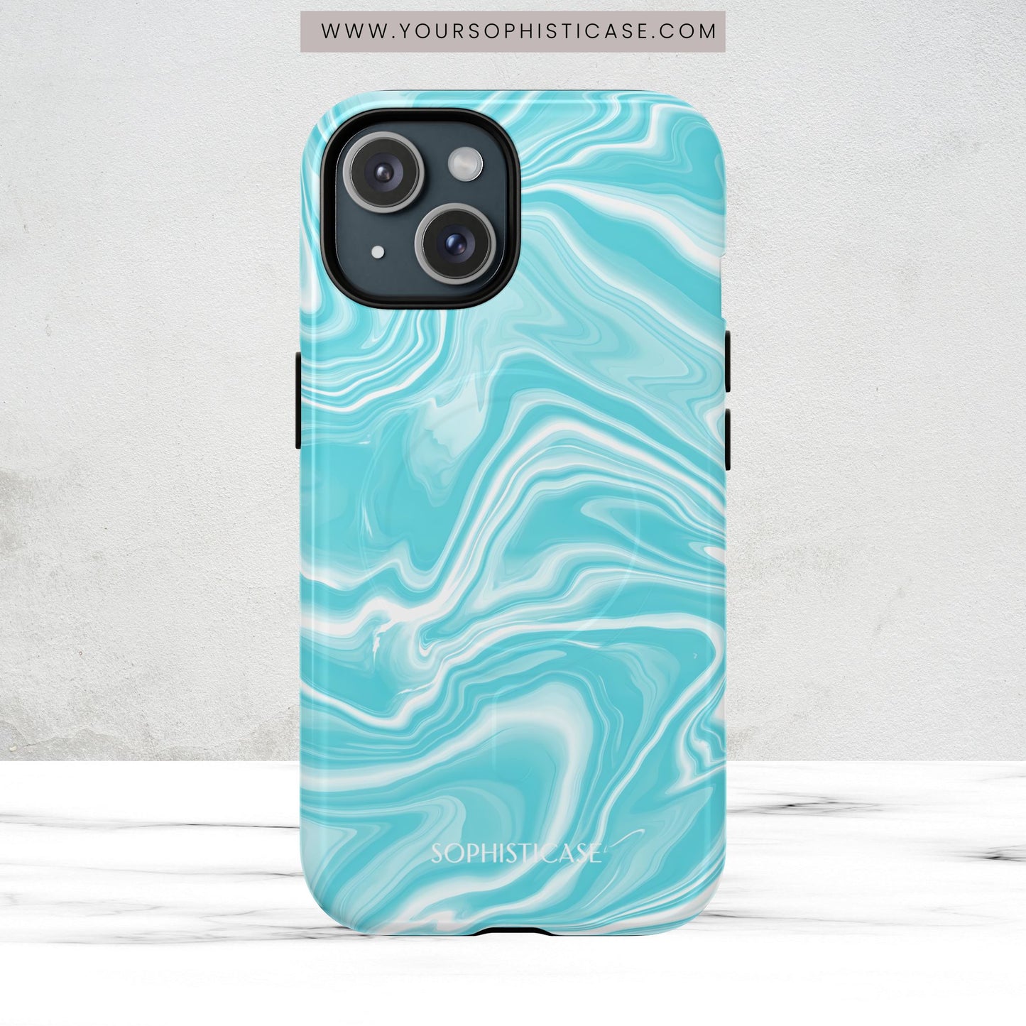 Liquid Dreams in Aqua - Magsafe Case