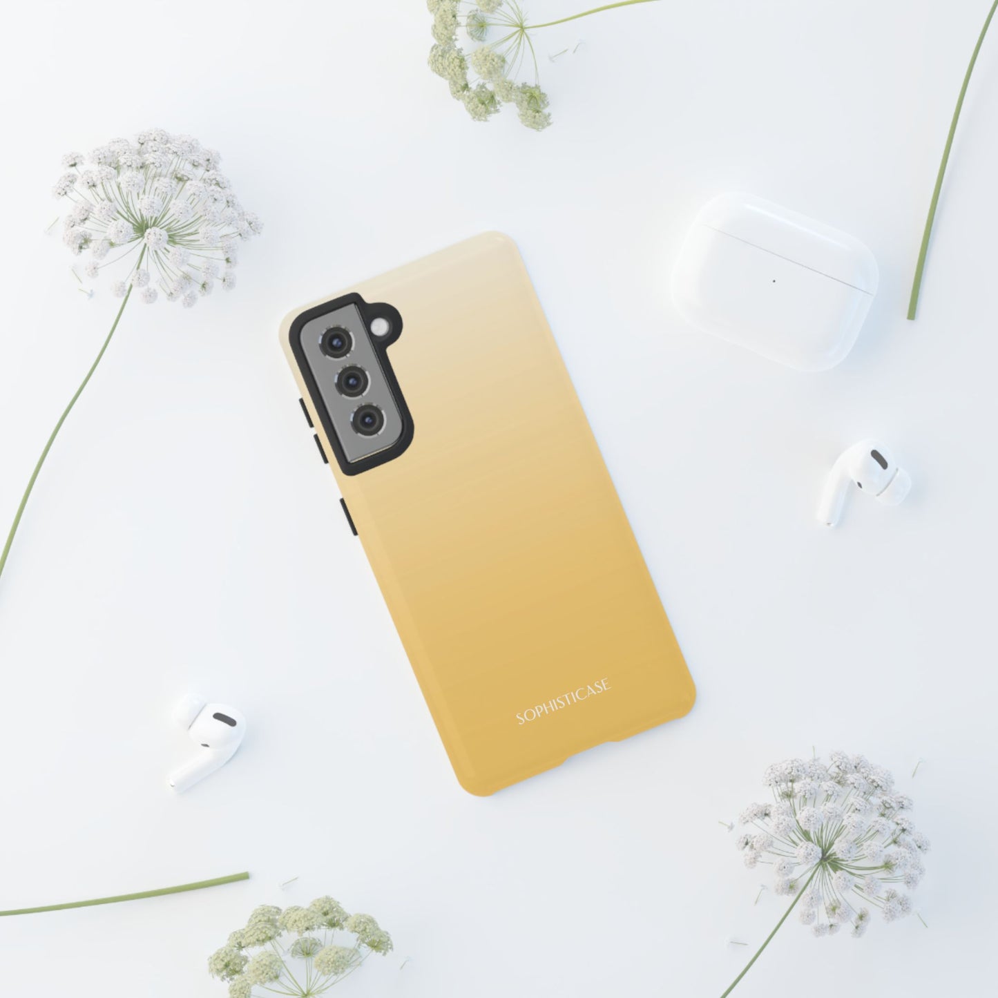 Heavenly in Mustard - Tough Phone Case