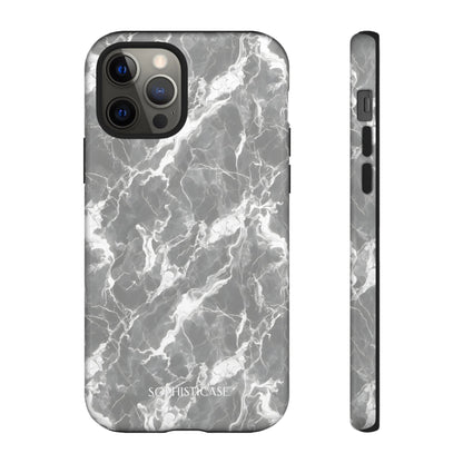 Marble Crush in Charcoal Grey - iPhone Case