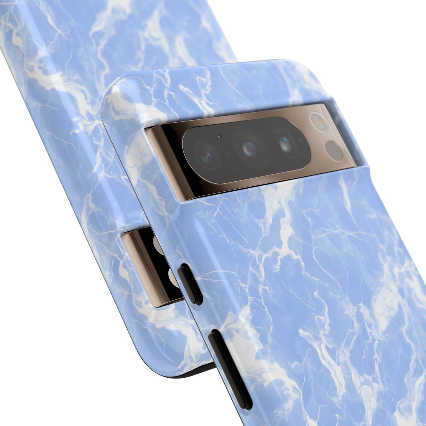 Marble Crush in Blue - Tough Phone Case