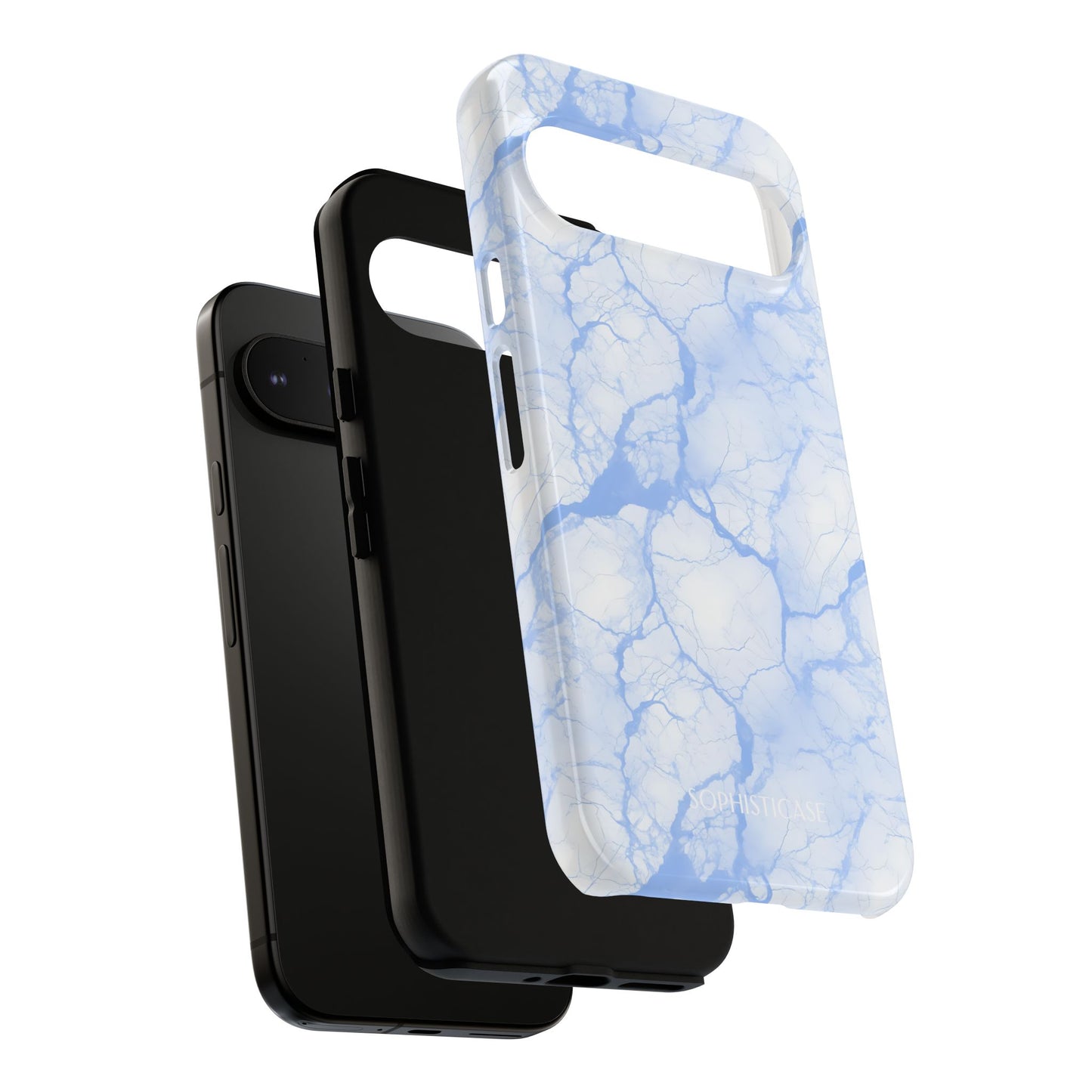 Marble Opulence in Blue - Tough Phone Case