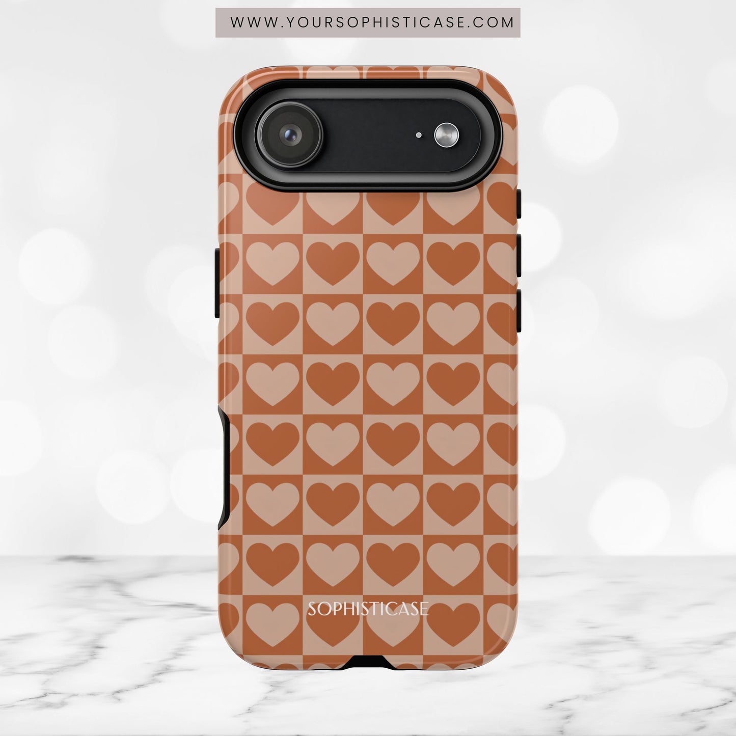 Tough Love in Brown - Tough Phone Case
