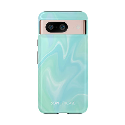 Liquid Magic in Green Haze - Drop Proof Phone Case for Google Pixel