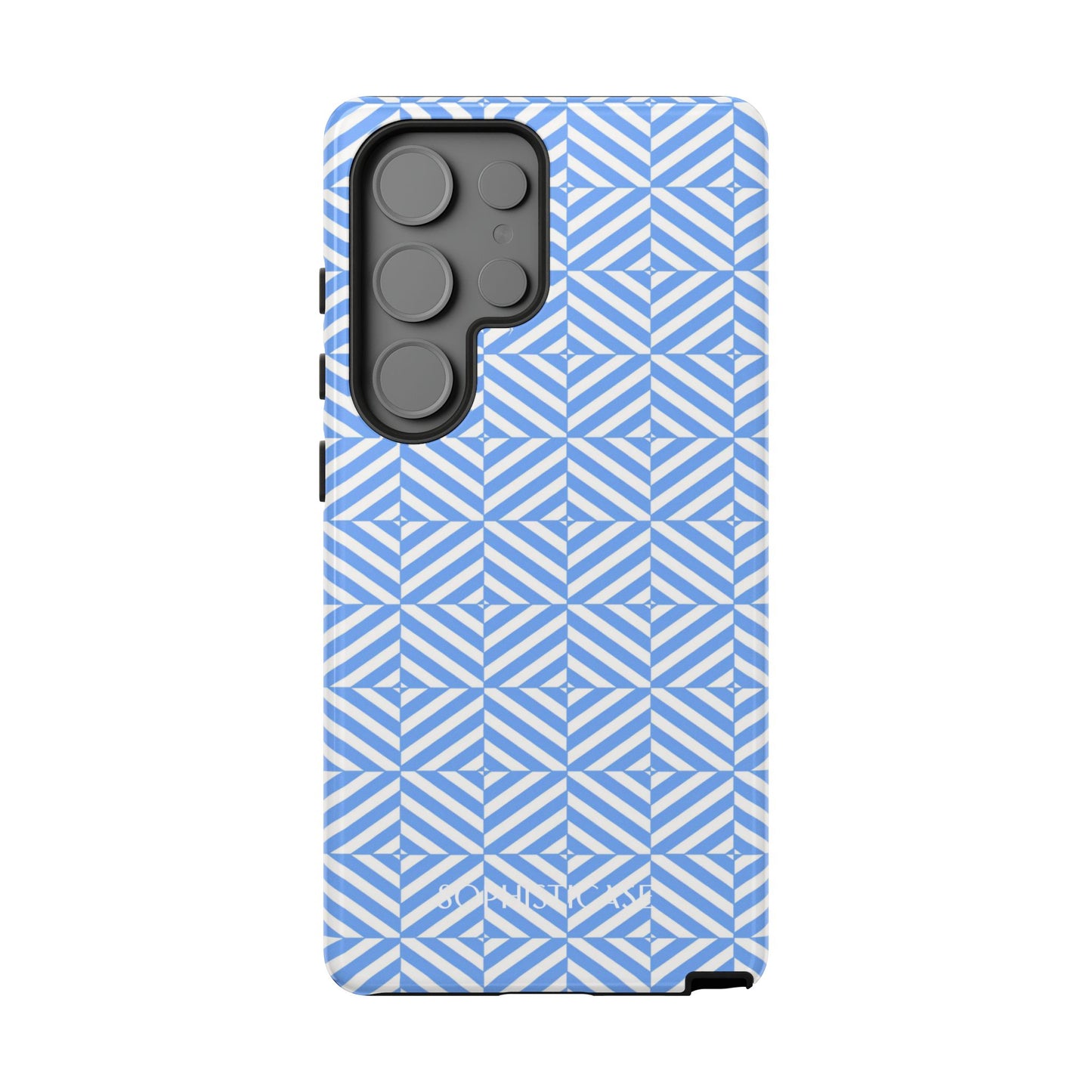 Illusions in Blue - Drop Proof Phone Case for Samsung Galaxy